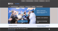 Desktop Screenshot of britishcouncil.hr