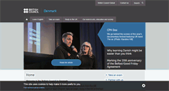 Desktop Screenshot of britishcouncil.dk