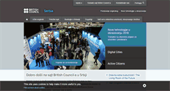 Desktop Screenshot of britishcouncil.rs