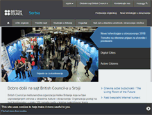 Tablet Screenshot of britishcouncil.rs