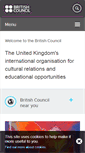 Mobile Screenshot of britishcouncil.org