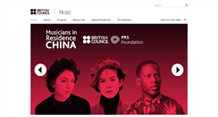 Desktop Screenshot of music.britishcouncil.org
