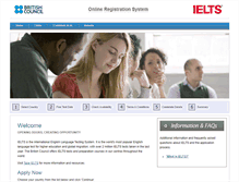 Tablet Screenshot of ielts.britishcouncil.org